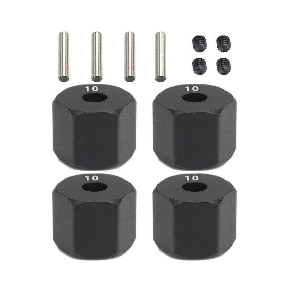 4Pcs 12Mm Wheel Hex Hub Thickness For 1/10 Rc Crawler Axial Scx10 Traxxax Trx4 Mst Rc Car Part,10Mm 6131180410410