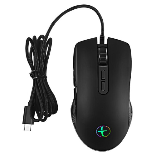 USB C Mouse Type C Ergonomic Wired Mouse RGB Gaming Mouse Optical Mouse 1