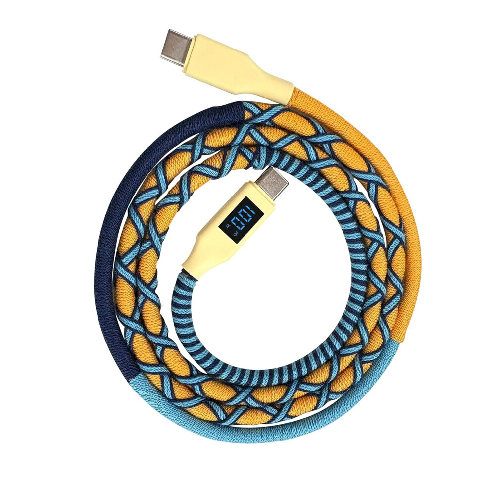 1M 100W Led Display Usb C Fast Charge Cable 742406938197