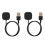 2Pack 3.3 FT Charger Cable USB Charging Dock for  Sense/Versa 3 Smartwatch 2
