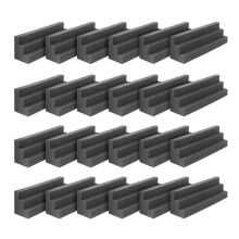 24 Pcs Bass Traps Acoustic Foam Panels Sound Proof Padding,Studio Foam for Corner Soundproofing Foam,Sound Proof Foam