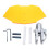 Adjustable Motorcycle Windshield Extension, Acrylic, 218x110mm Yellow 3