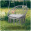 Hängender Gartensessel BOHO grau mit Kissen 6