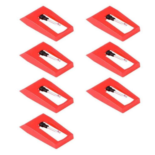Record Player Needle,7 Pcs Diamond Stylus Replacement for Turntable, Replacement Needle for ,Ion,Numark,,Etc