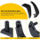 Car Interior Door Pull Handle Left+Right Replacement for  Fiesta 2011-2020 D2BB-A23943-CA35B8,G2BZ-5823943-JA 2