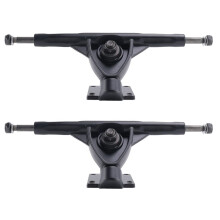 7 Zoll LongBoard Trucks Skateboard Truck für Flat-Plate Bridge Aluminium Universal Longboard Skateboard Halterung, Schwarz