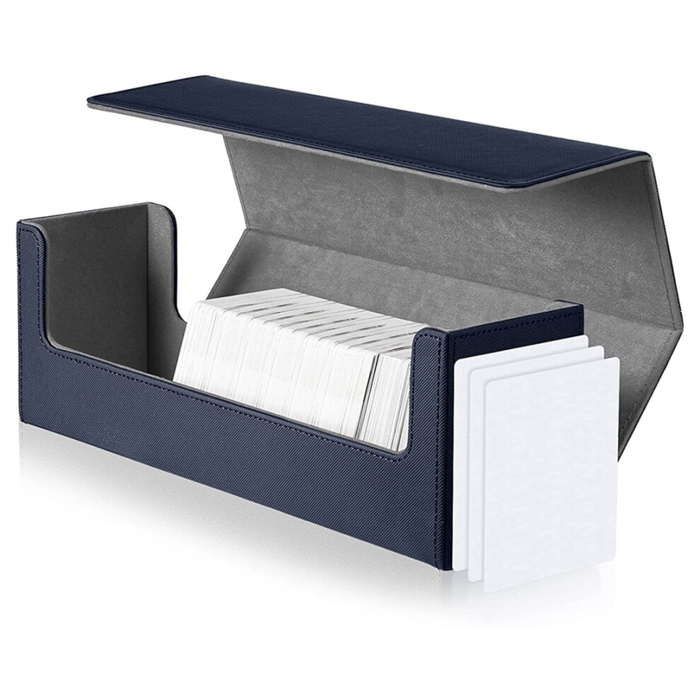 Photos - Board Game for Desk Box 400 Card Desk Box Card Storage Box Deck Box PU Leather Deck Box for Trading Card Games 