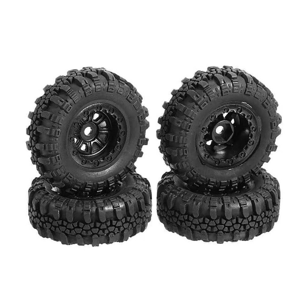 4Pcs 47X18mm Wheel Rims Tires Tyre Set For Axial Scx24 90081 Axi00001 1/24 Rc Crawler Car Upgrade Parts Accessories 6133495386787