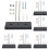 6 Pack Skateboard Floating Deck Display Wall Mount Rack Holder Hanger Fit Home Storage Display 1
