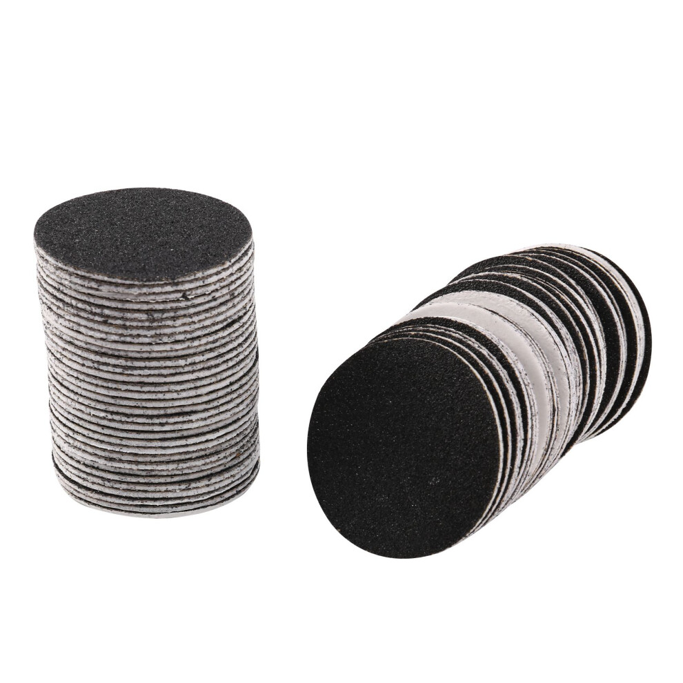 60pcs Replacement Sandpaper Discs Pad (Regular Coarse 100 Grit) for Electric Foot File Callus Remover Pedicure Tool