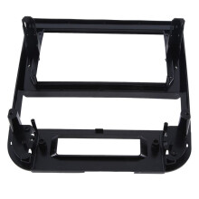 9 Inch Car Radio Fascia for 406 1999-2004 Install Facia Console Bezel Adapter Plate Trim Cover(Black)