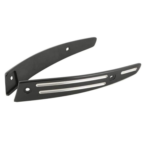 6X Black Split Windshield Side Trim for Touring Road Glide FLTR 2015-2020