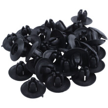 60X 8mm Auto Clips Fit for Front Push-Type Retainer Clips Black