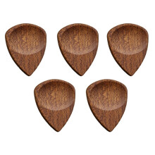 Palhetas de Guitarra Ranhuradas, Palhetas de Guitarra de Madeira, Palhetas de Guitarra de Madeira para Guitarra Elétrica, Acústica ou Baixo,A