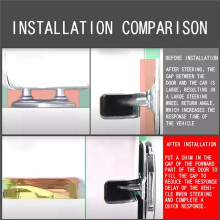 2 Set TRD Dörrstabilisator DörrlåSskydd Spärrar Stoppare KåPa för All Series ES GX460 LC LS LX NX RX UX
