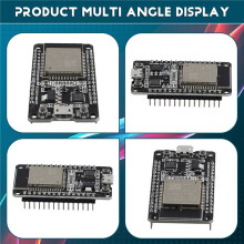5 Piezas ESP32 WROOM-32 Placa de Desarrollo USB CP2102 Módulo Inalámbrico de Doble Núcleo de Consumo de Energía Ultrabajo