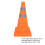 2 pièces Cônes de signalisation pliables, 450 mm orange 2