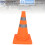 2Pcs Foldable Traffic Safety Cones Orange, Reflective, 450mm 7