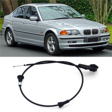 3X Motorhauben-Entriegelungskabel für 3' E46 320I 323I 330I Motor-Bowdenzug-Kit Motorhauben-Entriegelungskabel 51238208442