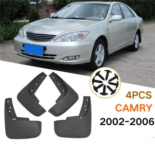 Guards for 2002-2006  Camry 8Pcs Front Rear Mud Flaps Mudguards  Car Accessories 1