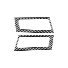For 5 Series E60 2004-2007 Carbon Fiber Car Dashboard Air Outlet Panel Trim Cover Interior Accessories