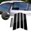 12PCS Window Pillar Posts Cover, for   2006-2011 Side Door Panel Trims, Glossy Black 2