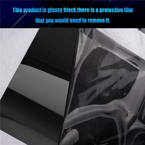 12PCS Window Pillar Posts Cover, for   2006-2011 Side Door Panel Trims, Glossy Black 2