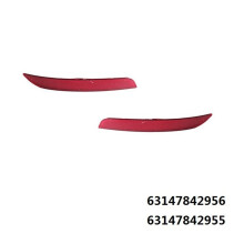Bakre Stötfångarreflektor 63147842955 63147842956 för 5-Serie M-Sport F10 F18 2011-2016 Tillbehör ,6ST