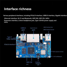 For Orange Pi RV2 RAM Single Board Computer DDR4 8-Core RISC-V 2TOPS AI CPU WiFi PCIE SSD PC Support Ubuntu OS 4G
