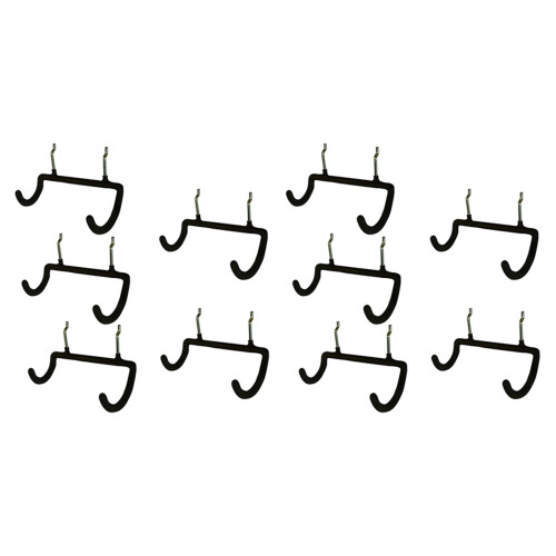10PCS Pegboard Drill Holder Heavy Duty Hooks,Pegboard Double Hooks Drill Hanger Hook for Drill,Accessories