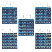5X 30 Nummerierte Taschen Tabelle Handy Hängen Organizer Hängen Aufbewahrungs Tasche für Klassen Zimmer Rechner Handy Halter