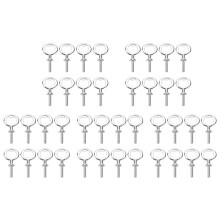 40 Pieces Bottle Opener Kit Metal Bottle Opener DIY Beer Bottle Opener Blank Bottle Opener