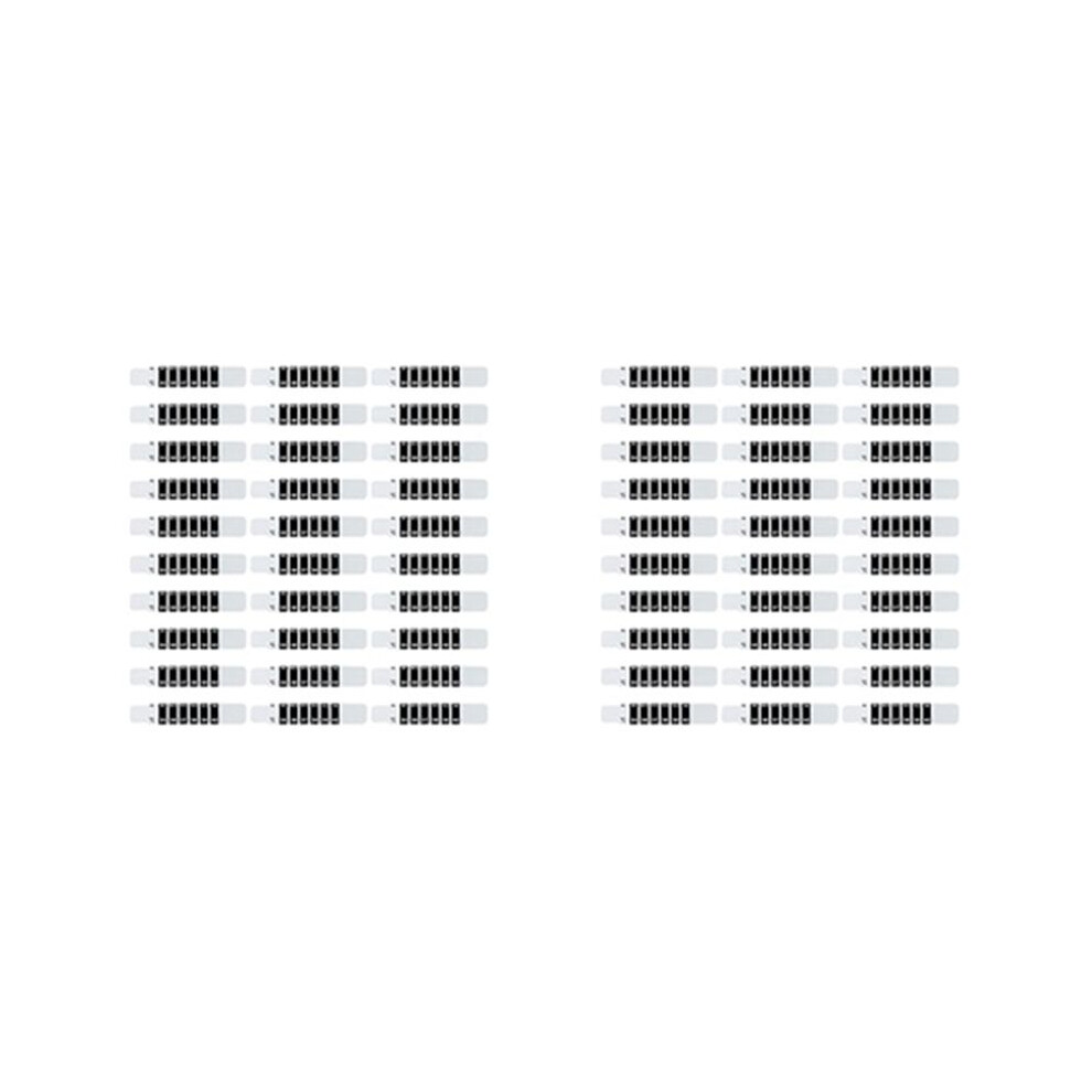 Semoic 60 Pcs Forehead Thermometer Strips Adhesive Thermometer Strips Reusable Thermometer Stickers Discoloration Sticker