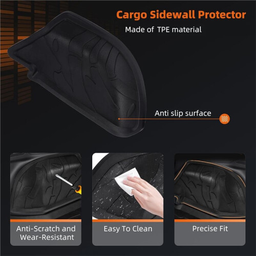 Cargo Sidewall Protector Set J501SSJ340 for  Forester 2019-2024 Trunk Side Cover Protective Accessories 1