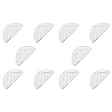 10X Fried Tempura Net Stainless Steel Grill Hamburger Fried Chicken Grease Net Japanese Cuisine Slate Pork Rack Home A