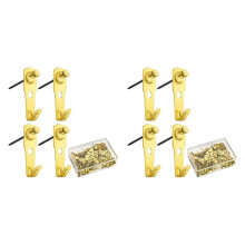 120 Pièces Séries 30 Lb Cintres avec Clous Cadre Photo Crochets de Suspension Photo Clous Suspendus pour Horloge Suspendue