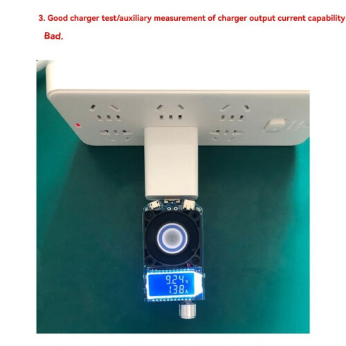 35W Usb Electronic Load Adjustable Constant Current Aging Resistor Battery Voltage Capacity Tester Voltmeter 2