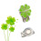Hat Clip, Four-Leaf with Magnetic Detachable Hat Clip, Mark  Mark Gift 8