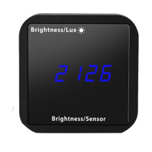 Tuya WIFI-Lichtsensor-Helligkeitsdetektor mit Temperatur-Feuchtigkeits-Erkennungsanzeige Home Security Linkage