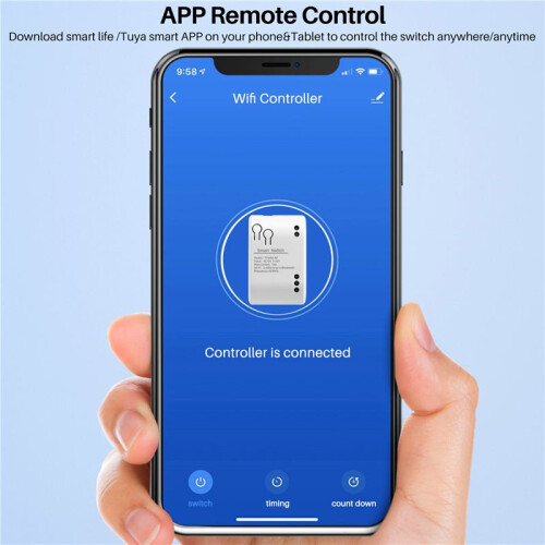 1CH RF   7-32V AC  WIFI Tuya Remote Control 433 Light  10A Rele Relay Self-Locking Interlock Inching 2