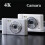Câmera Digital 4K HD Fotografia Viagem Selfie Camara 2.4 Polegadas Selfie  Retro Cam Rosa 4