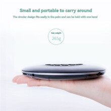 Portable CD Player MP3 Music Player with Stereo Earbuds and Output CD Player with LCD Display White