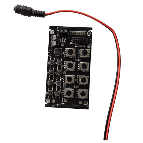 8 Way Rotary Knob Servo Driver Controller Board Overcurrent Protection Servo Tester for DIY Robot Arm Part 2