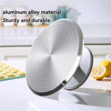 Aluminum Alloy Turntable Cake Decoration Accessory Set Rotating Cake Stand Tool Metal Stainless Steel Pastry Cake Stand