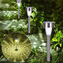 10 Pièces Lampes Solaires Extérieures Résistantes à L'Eau Éclairage LED Lampes Extérieures à Énergie Solaire Lampes Solaires de Jardin,B