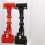 2 Pack Adjustable Document Holder, Rotatable Paper Copy Holder Clip Flexible Drawing Board Clamps - Black & Red 3