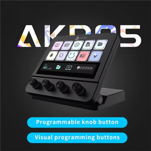 Ajazz AKP05 Mechanical Macro Keyboard Multifunction Desktop USB  Keyboard Multimedia StreamDock Office Laptop Controller A 2