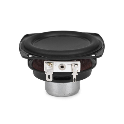 2 Peças 2.75 Polegadas 70.6mm Mid Bass Speaker 4Ω15W Dual Magnetic  Speaker Long Course Rubber 1