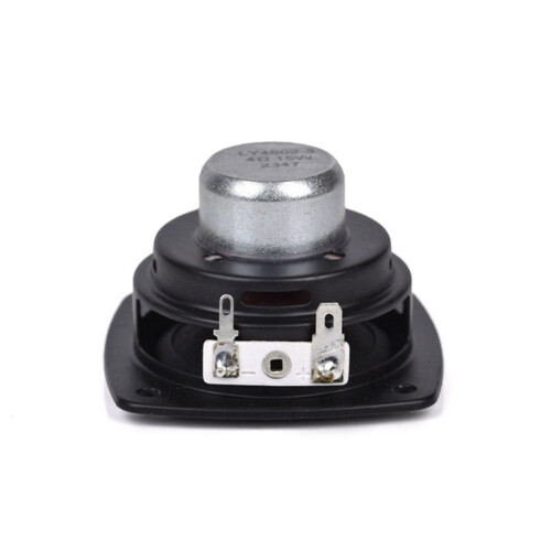 2 Peças 2.75 Polegadas 70.6mm Mid Bass Speaker 4Ω15W Dual Magnetic  Speaker Long Course Rubber 2