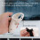 Para Meta Quest 3 Controller Covers Lens Cap Light-Blocking, Nose Pad e Face Cover para Quest 3 Acessórios Branco 6